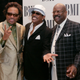 Members of The GAP Band, brothers Robert Wilson, from left, Charlie Wilson and Ronnie Wilson pose for photographers at the 2005 BMI Urban Music Awards in Miami Beach, Fla., on Aug. 26, 2005.